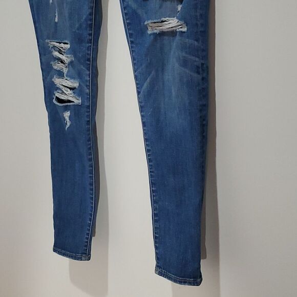 AMERICAN Eagle size 6 super stretch 30x30 high rise jeggings - Picture 3 of 8